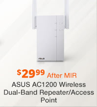 ASUS AC1200 Wireless Dual-Band Repeater/Access Point