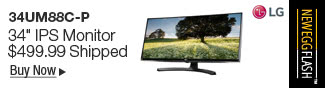 Newegg Flash - LG 34UM88C-P 34 inch IPS Monitor