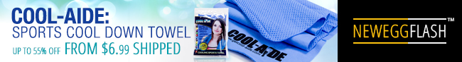 Newegg Flash - COOL-AIDE: SPORTS COOL DOWN TOWEL. UP TO 55% OFF FROM $6.99 SHIPPED.