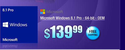 Microsoft Windows 8.1 Pro - 64-bit - OEM