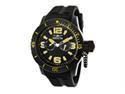 Invicta Men's Specialty Black Textured Dial Black Polyurethane