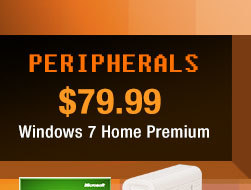 PERIPHERALS. $79.99 windows 7 home premium.