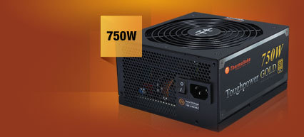 Thermaltake Toughpower 750W SLI/ CrossFire Ready 80 PLUS Gold Certification Power Supply