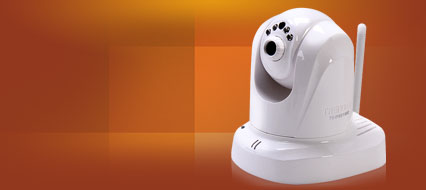 TRENDnet 640 x 480 MAX Resolution RJ45 Wireless Day / Night PTZ Cloud Camera