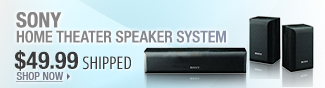 Newegg Flash - Sony Home Theater Speaker System.