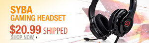 Newegg Flash - Syba Gaming Headset.