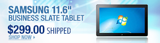 Newegg Flash - Samsung 11.6" Business Slate Tablet.