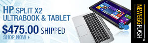 Newegg Flash - HP Split X2 Ultrabook and tablet