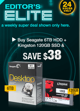 EDITOR’S ELITE. a weekly super deal shown only here.