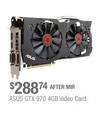 ASUS GTX 970 4GB Video Card