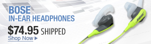 Newegg Flash – Bose in-ear headphones