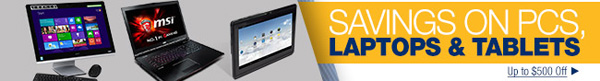 Savings on PCs, Laptops & Tablets