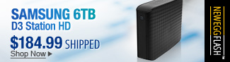 Newegg Flash  SAMSUNG 6TB D3 Station HD