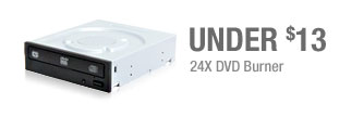 Under $13: 24X DVD Burner