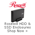 Rosewill HDD & SSD enclosures. Shop Now >