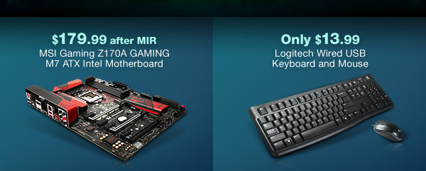 Motherboard, Keyboard and Mouse