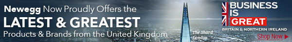 Newegg Now Proudly Offers the Latest & Greatest Products & Brands from the United Kingdom