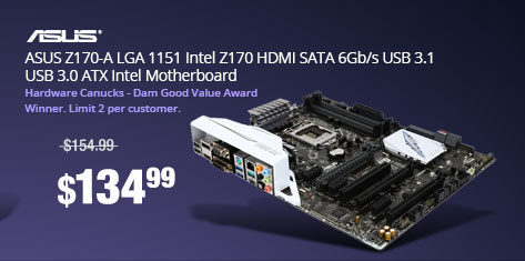 ASUS Z170-A LGA 1151 Intel Z170 HDMI SATA 6Gb/s USB 3.1 USB 3.0 ATX Intel Motherboard 