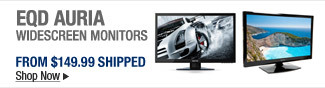 Newegg Flash  EQD Auria Widescreen Monitors