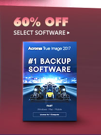 60% OFF SELECT SOFTWARE*