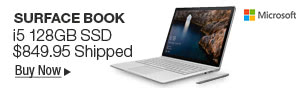 Newegg Flash – Microsoft Surface Book i5 128GB SSD