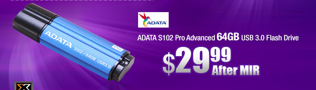 ADATA S102 Pro Advanced 64GB USB 3.0 Flash Drive