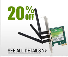 20% OFF ALL WIRELESS ADAPTERS!*