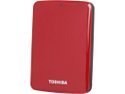 TOSHIBA Canvio Connect 1TB USB 3.0 Red External Hard Drive HDTC710XR3A1