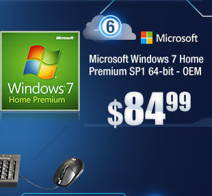 Microsoft Windows 7 Home Premium SP1 64-bit - OEM