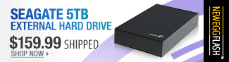 Newegg Flash - Seagate 5TB External Hard Drive.