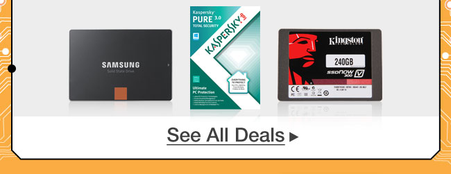 SSD, Software, Keyboard. See All Deals