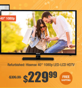 Refurbished: Hisense 40" 1080p LED-LCD HDTV 