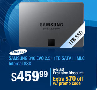 SAMSUNG 840 EVO 2.5" 1TB SATA III MLC Internal Solid State Drive