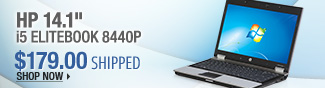 Newegg Flash  HP 14.1" i5 EliteBook 8440p