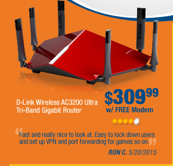 D-Link Wireless AC3200 Ultra Tri-Band Gigabit Router