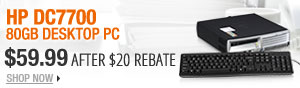 Newegg Flash - HP DC7700 80GB Desktop PC