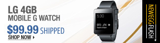 Newegg Flash  LG 4GB Mobile G Watch