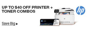 HP - Up to $40 Off Printer + Toner Combos