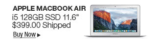 Newegg Flash â€“ Apple MacBook Air i5 128GB SSD 11.6"