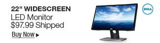 Newegg Flash  Dell 22" Widescreen LED Monitor