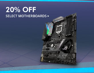 20% Off Select Motherboards