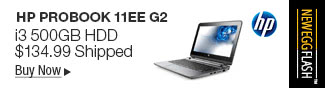 Newegg Flash - HP ProBook 11EE G2 i3 500GB HDD