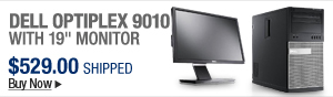 Newegg Flash - Dell Optiplex 9010 With 19" Monitor