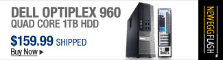 Newegg Flash  Dell Optiplex 960 Quad Core 1TB HDD