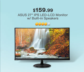 ASUS 27" IPS LED-LCD Monitor w/ Built-in Speakers