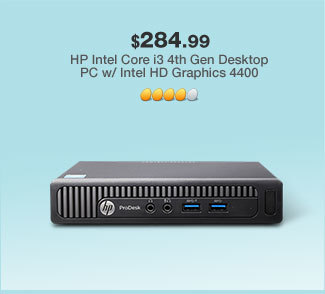 HP Intel Core i3 4th Gen Desktop PC w/ Intel HD Graphics 4400