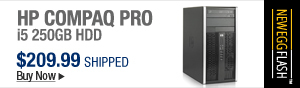 Newegg Flash – HP Compaq Pro i5 250GB HDD