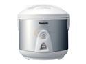 Panasonic SR-TEG10 Silver/White 5.5 Cup Rice Cooker/Warmer/Steamer W/ Domed Lid