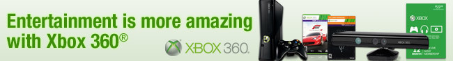 Entertainment is more amazing with Xbox 360.