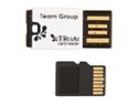 Team 32GB Micro SDHC Flash Card with USB Card Reader (Black) Model TUSDH32GCL429 